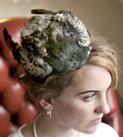 tessa metcalfe|tess metcalfe pigeon hat.